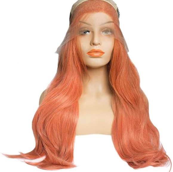 Orange Copper Red Beauty Lace Front Wig main image 6